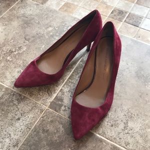 Size 7 Cherry Banana Republic pumps